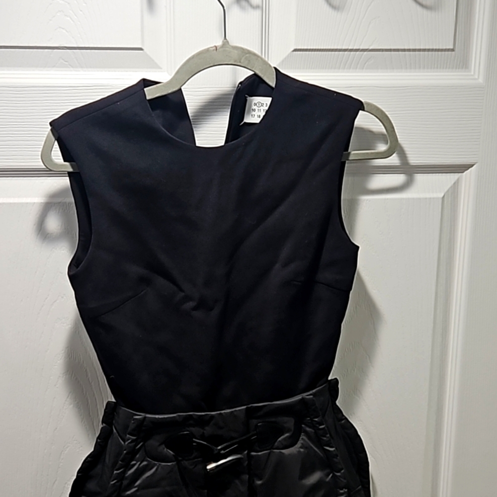 Maison Margiela 19AW Switching sleeveless docking dress Nylon dress size 36